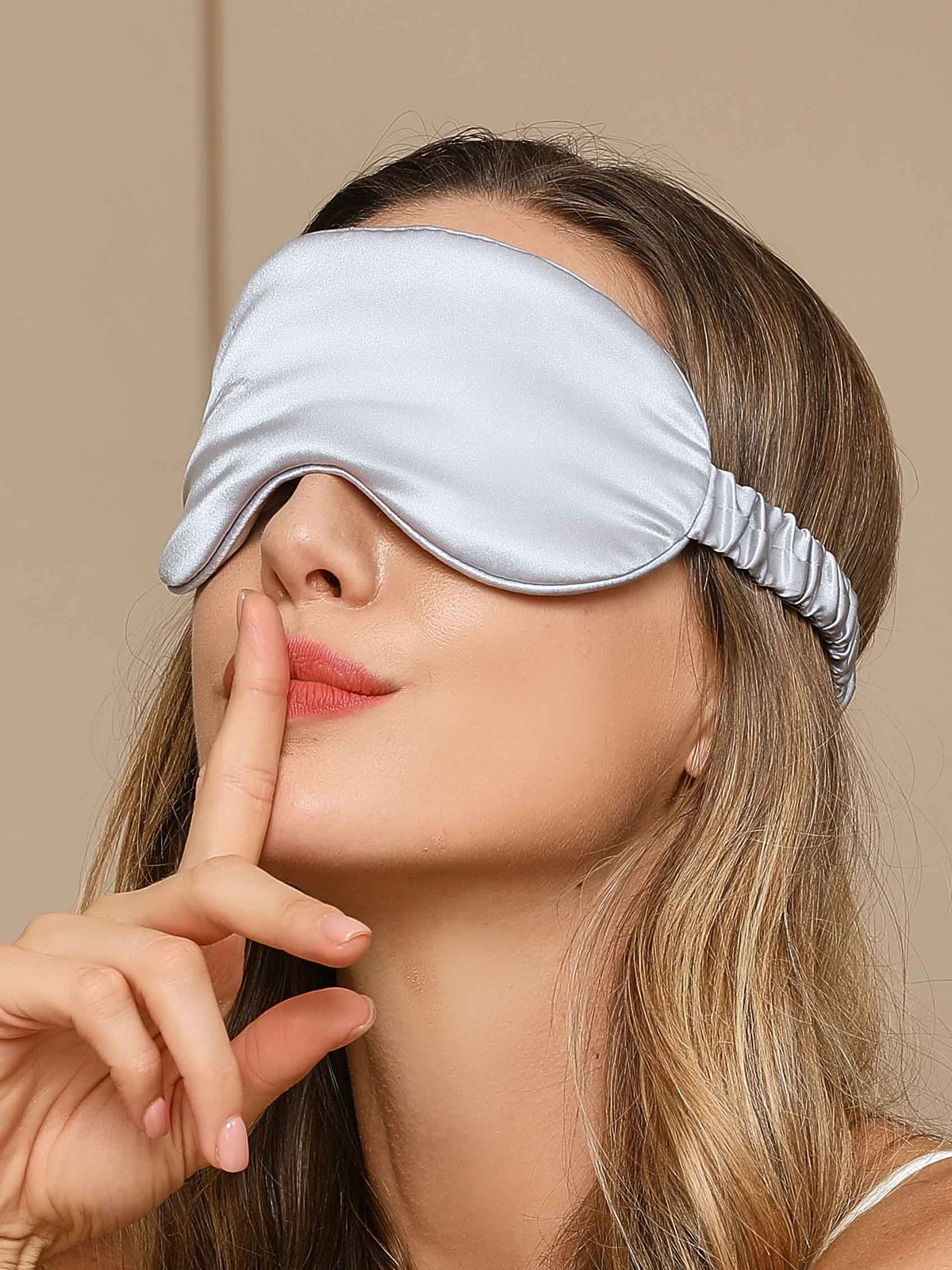 LUMORA - Maschera per gli occhi in seta morbida per un riposo ottimale