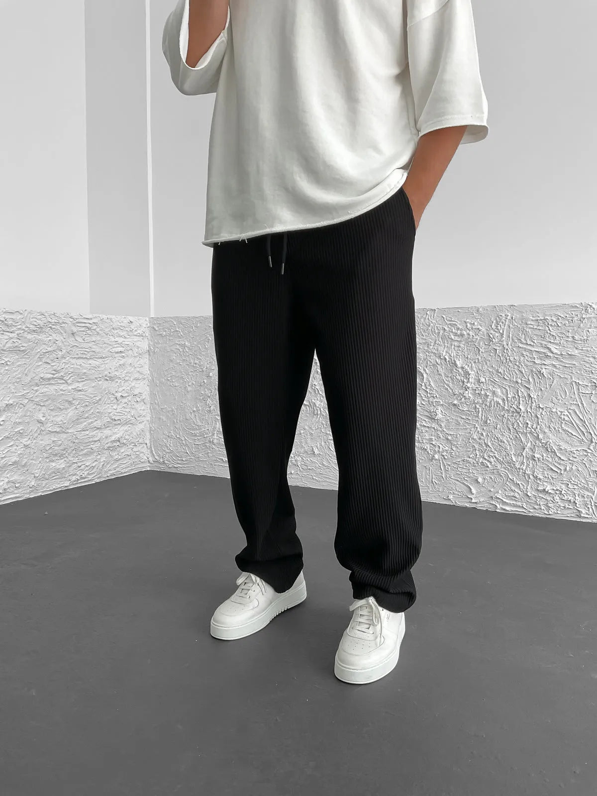 LYSSA – Pantaloni a tubo a coste | Comodi e alla moda