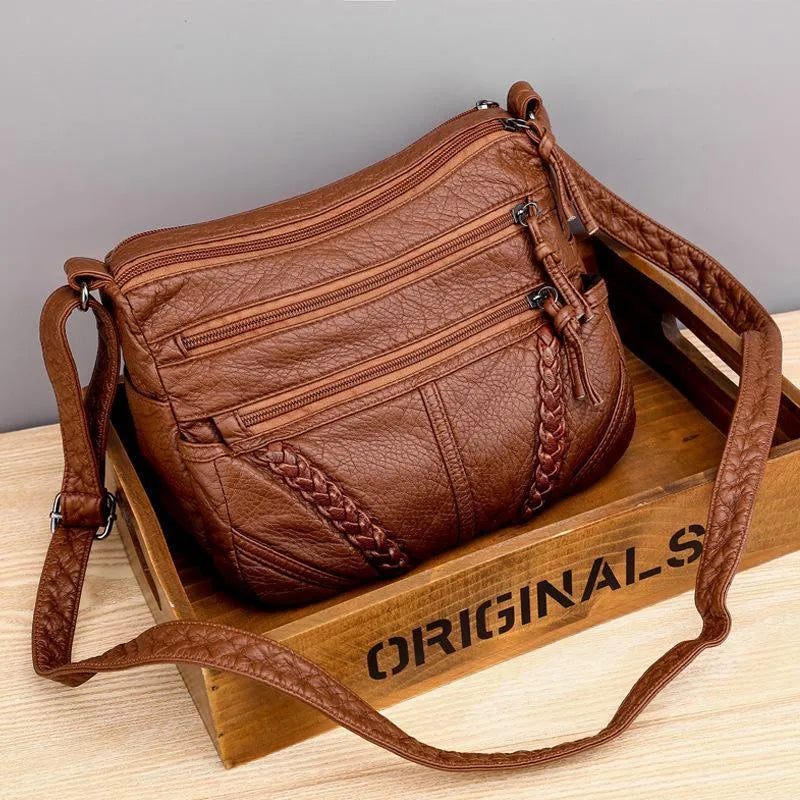 Variant image for Hattie Dames Tas Zachte Leren Handtas Elegante Stijl-1