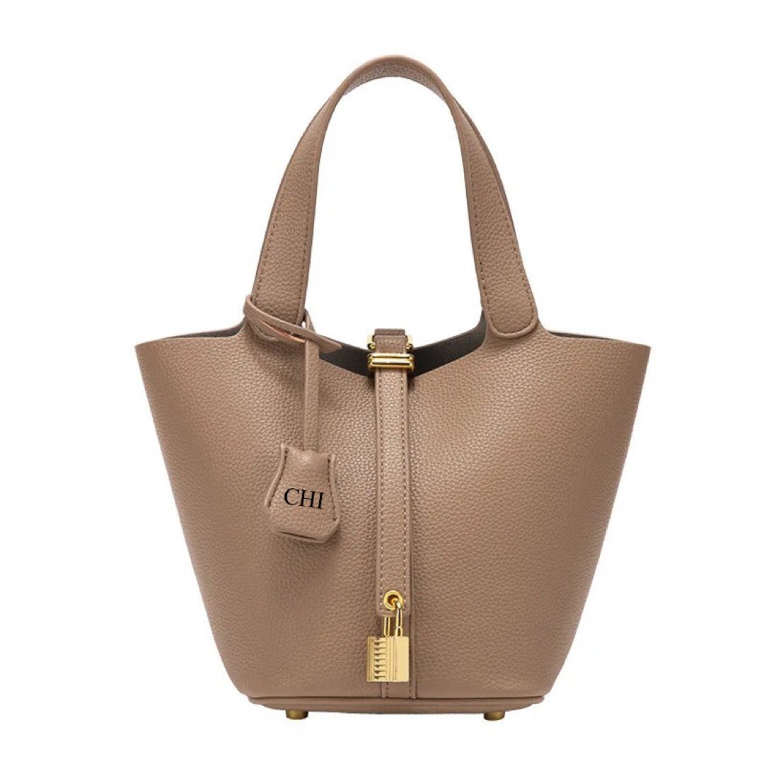 Amiro Handtas Dames Veganistisch Leer Chique Emmervorm Met Gouden Sleutelhanger-2