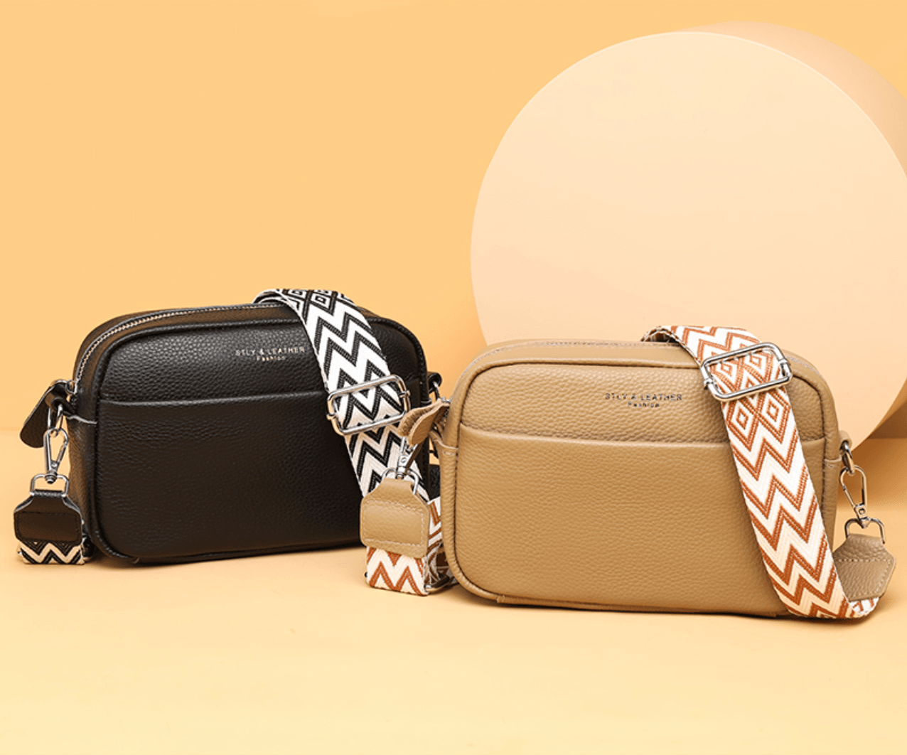 Ulrika Crossbody Tas Dames Leer Elegant Stijl-1