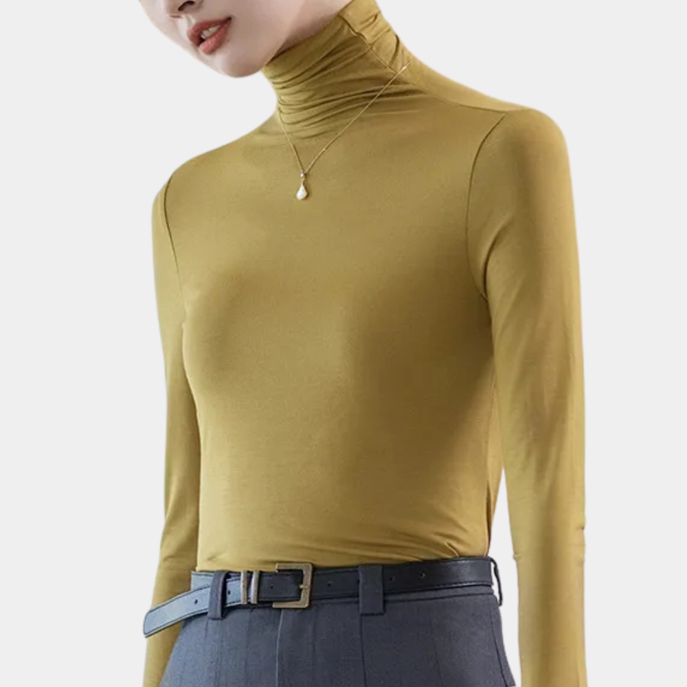 YARA - Maglione a collo alto alla moda per donna