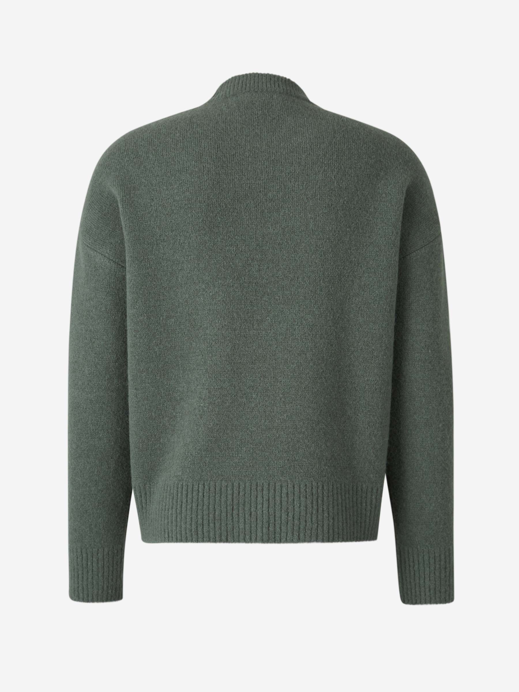 Ami Paris Maglione con Logo a Cuore per Uomo | Morbido & Elegante Maglione con Vestibilità Rilassata