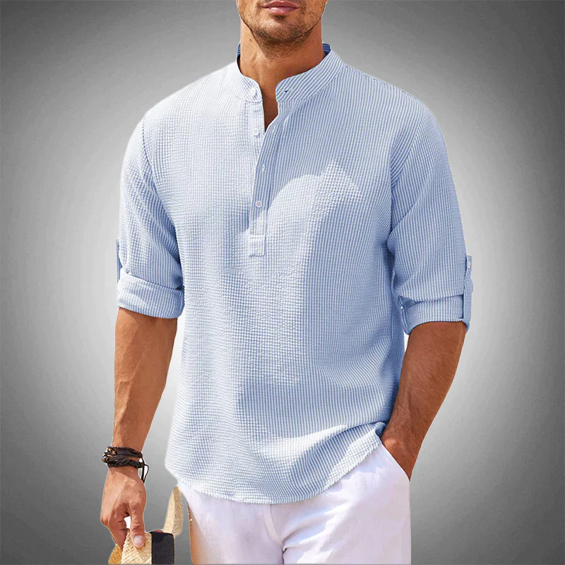 Liam - Camicia Moderna Uomo | Elegante & Leggera per Primavera/Estate