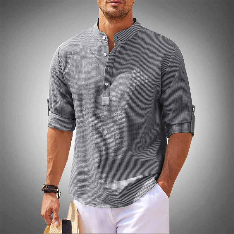 Liam - Camicia Moderna Uomo | Elegante & Leggera per Primavera/Estate