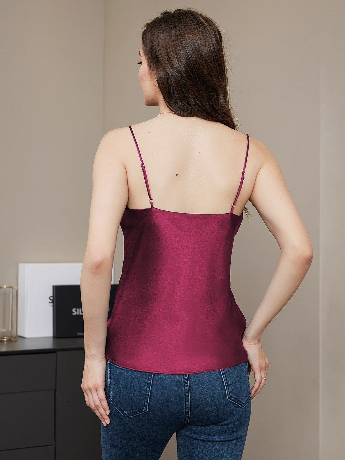LUNA - Luxe Pure Seta Camicetta per Notti Sensuali
