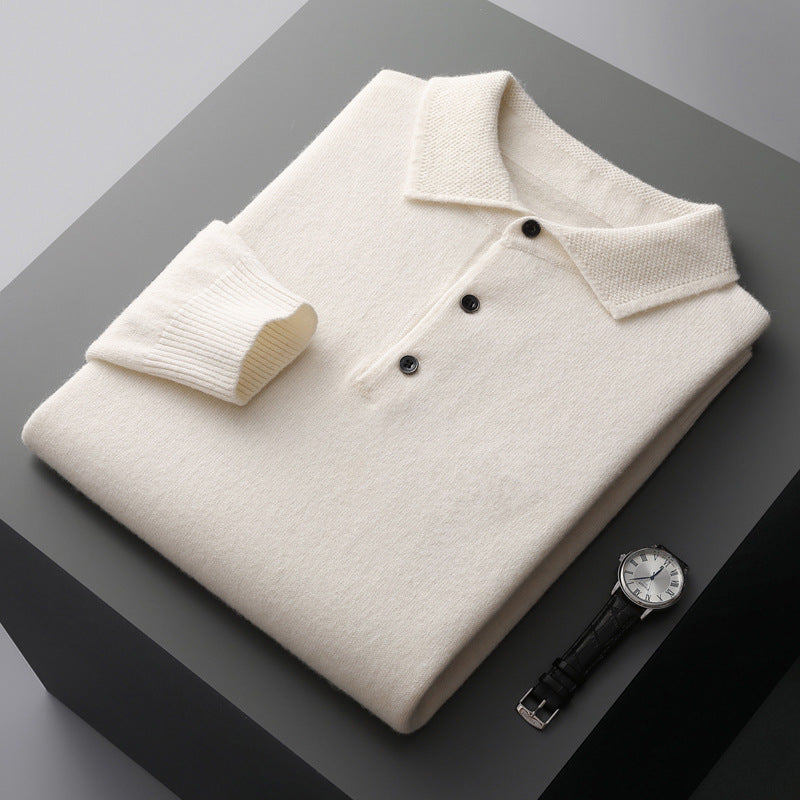 VALMER – Polo in cachemire di lusso e lana merino