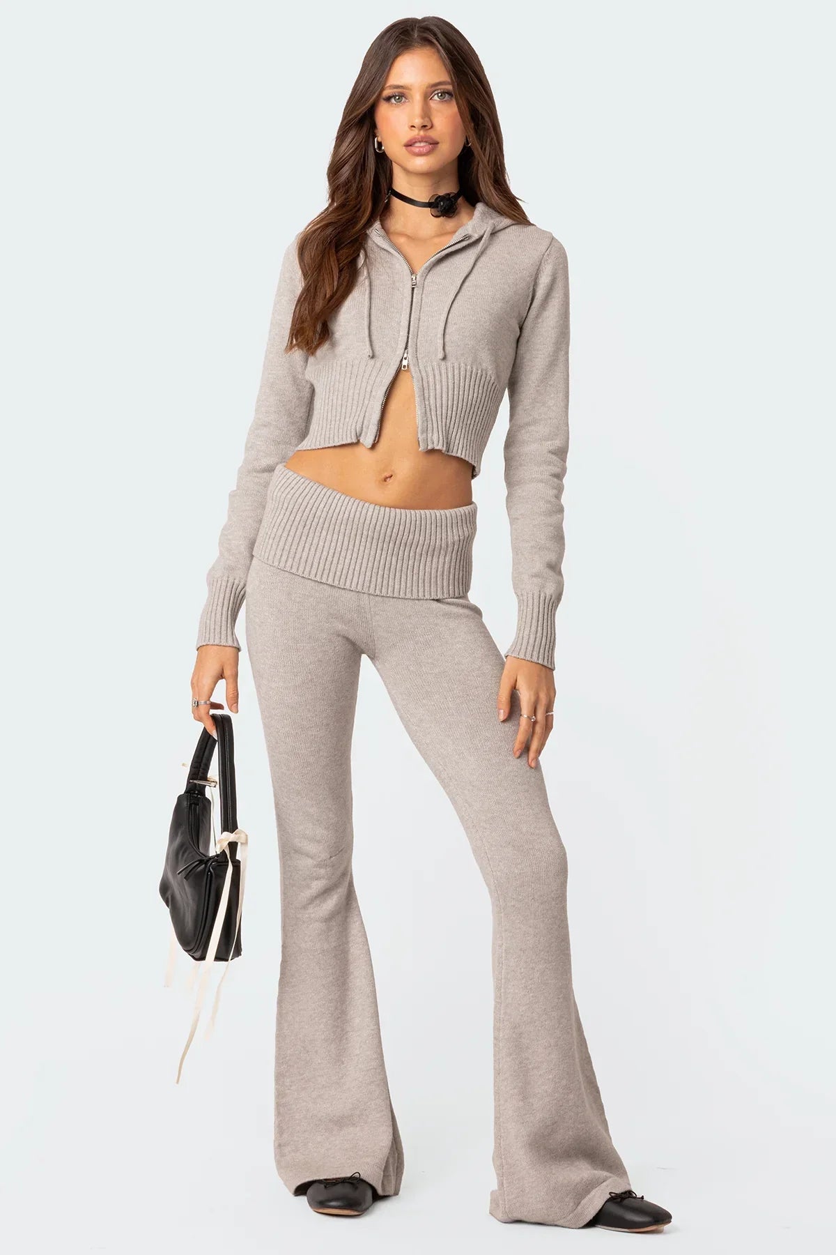 Set Lounge Lunara Donna | Pantaloni Svasati e Top per Giornate Primaverili ed Estive Rilassate