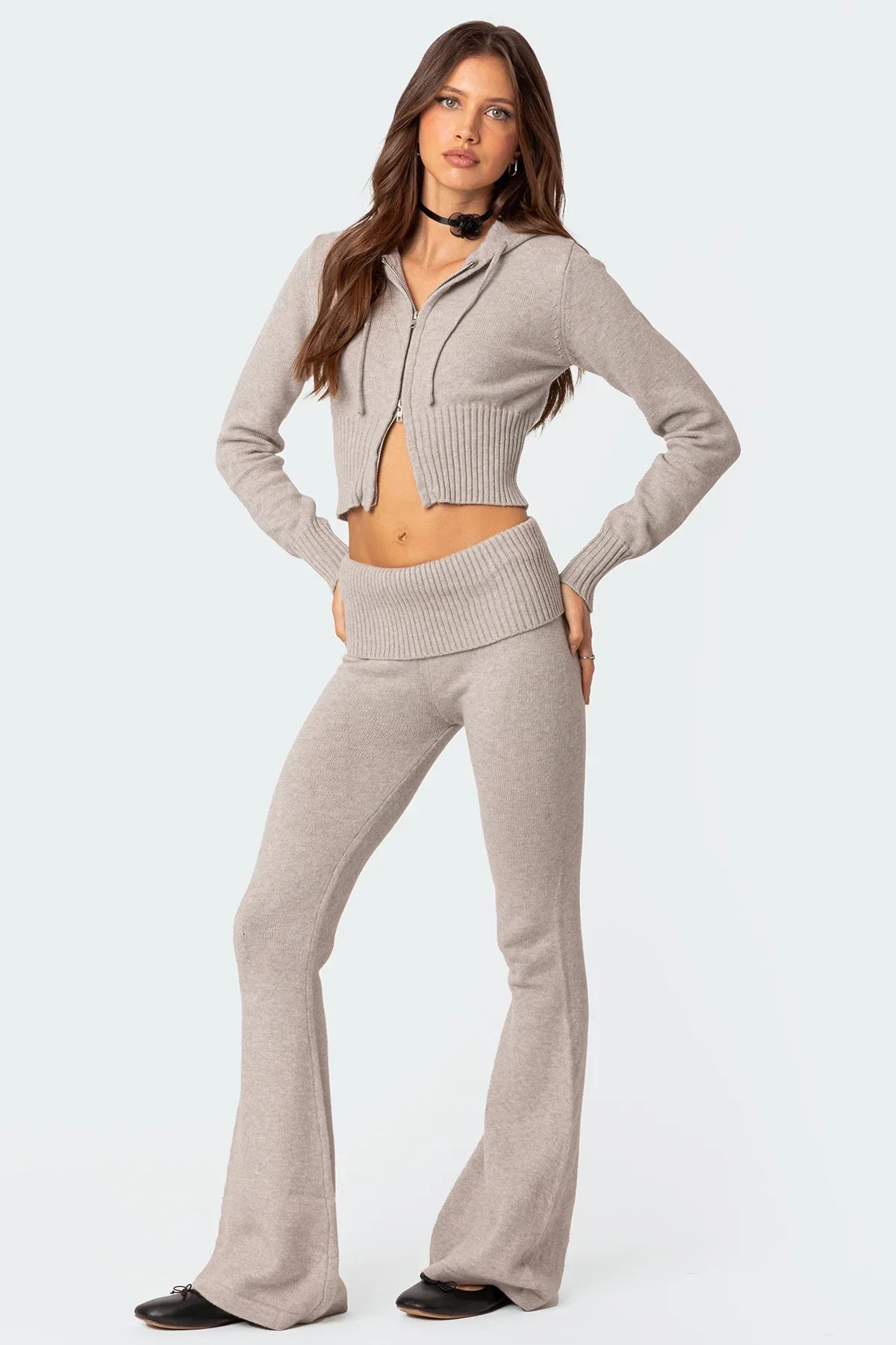 Set Lounge Lunara Donna | Pantaloni Svasati e Top per Giornate Primaverili ed Estive Rilassate