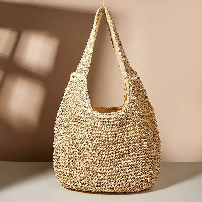 Variant image for Satiro Ronde Schoudertas Dames Zomerstijl Handgeweven Rotan Accessoire-2