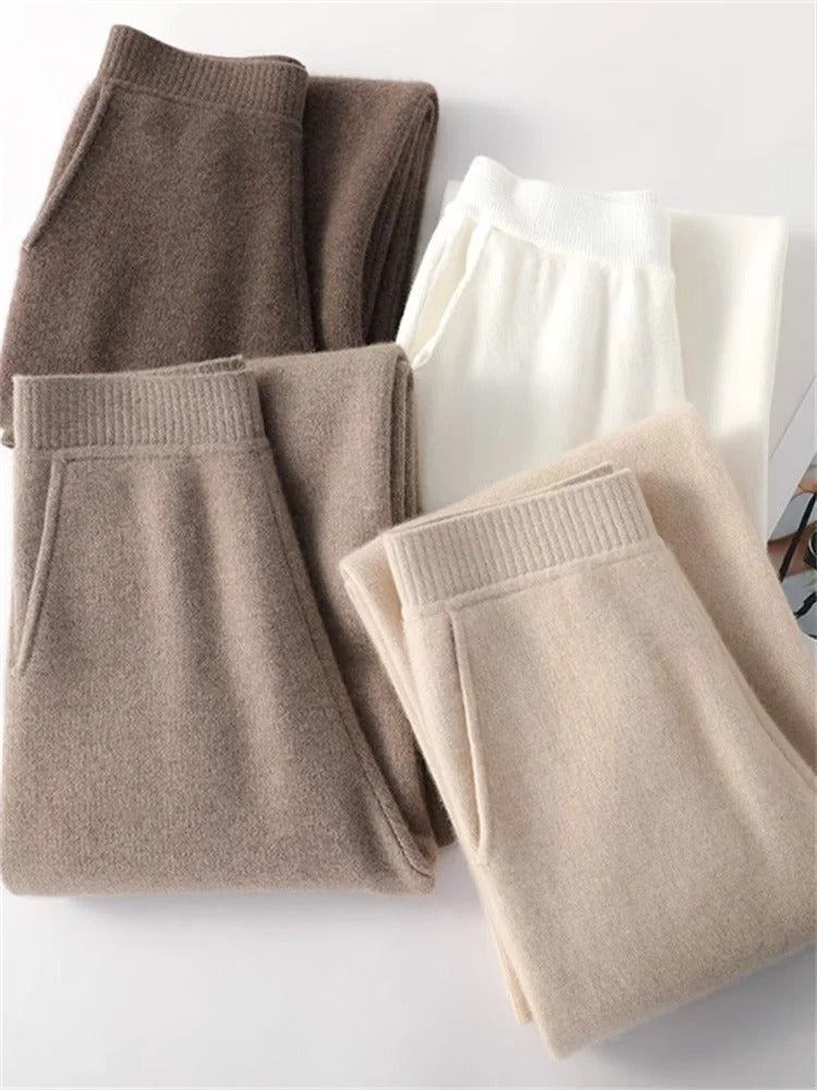 SORELLE – Pantalón de Confort de Cachemira de Lujo para Damas