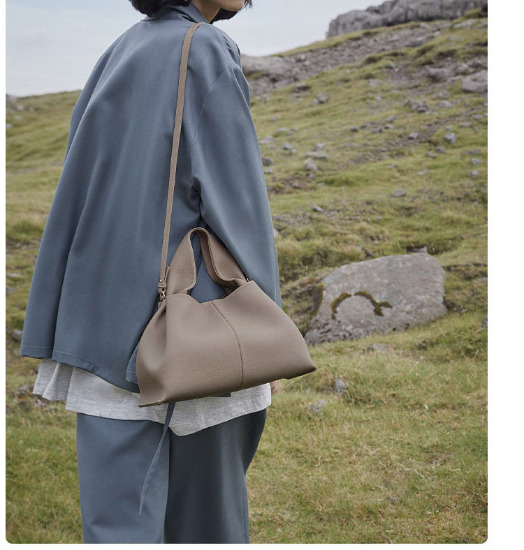 Maira Vintage Hangende Tas Zachte Lederen Stijl-5