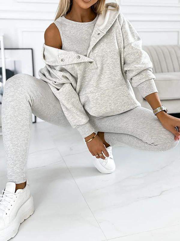 JULIE – Set di Abbigliamento Casual Femminile Confortevole | Accogliente e Elegante Primavera ed Estate