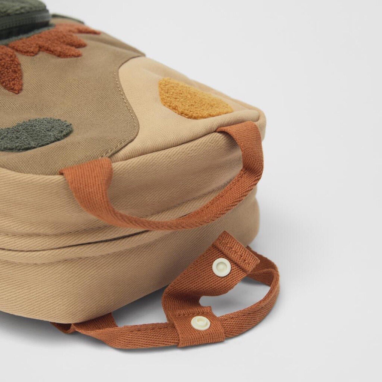 Ecologische Kinderrugzak Handgemaakt Militaire Stijl-2