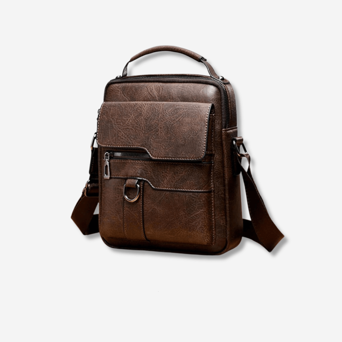 Variant image for Luxe Leren Schoudertas Dames - Zwarte Schoudertas Stijlvol en Praktisch-2