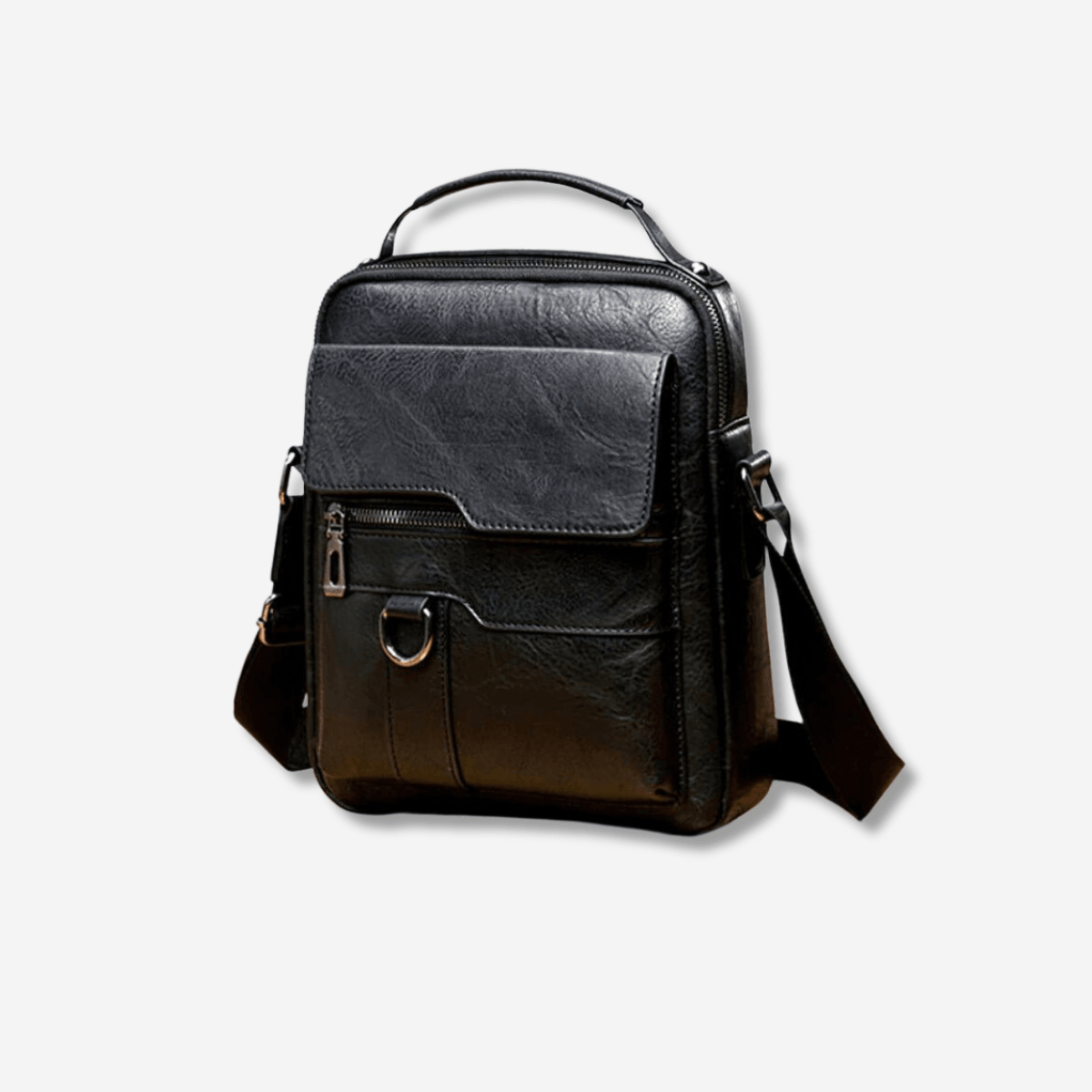 Variant image for Luxe Leren Schoudertas Dames - Zwarte Schoudertas Stijlvol en Praktisch-3