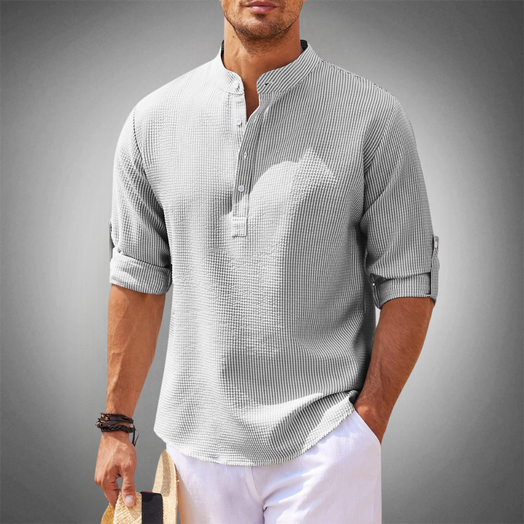 Liam - Camicia Moderna Uomo | Elegante & Leggera per Primavera/Estate