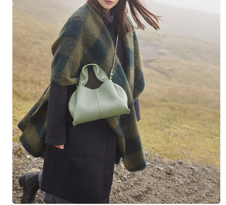 Trina Leren Tas Dames Vintage Stijlvolle Handtas van Zacht Leer-5