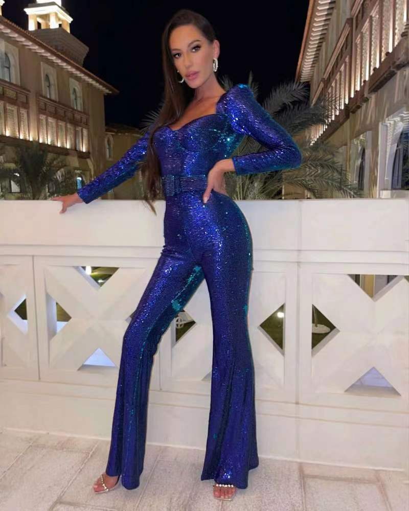 NOVA - Tuta Glitter per un Look Splendente