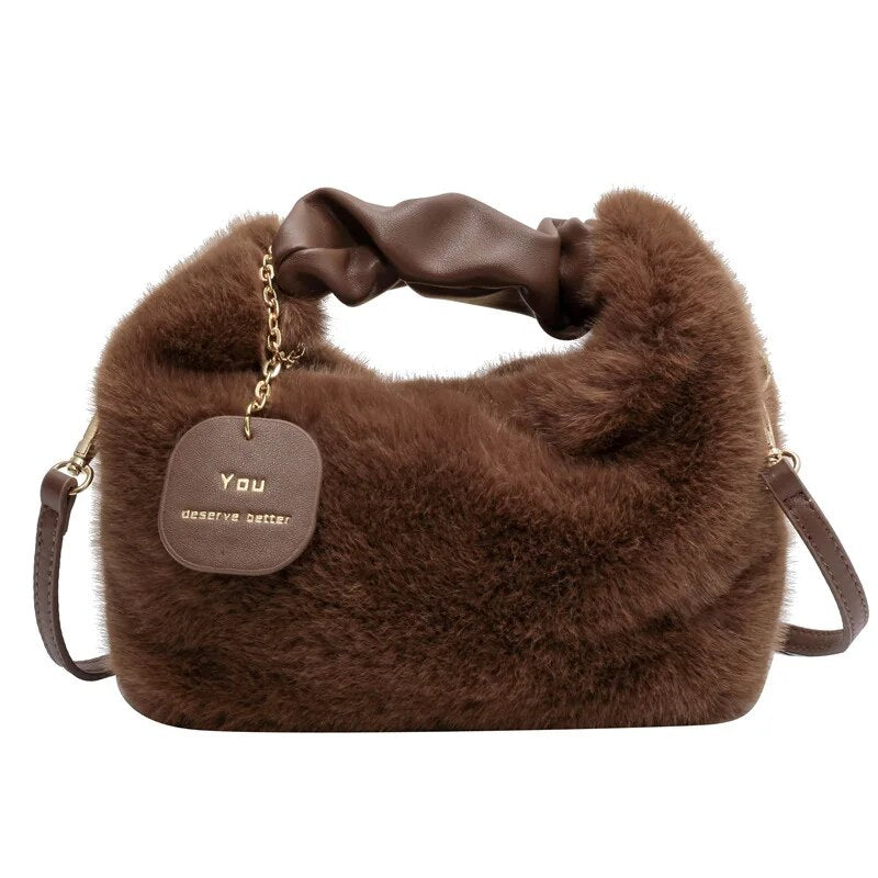 Variant image for Luxe Draagtas voor Dames in Plushies Stijl - Chique en Trendy Accessoire-6