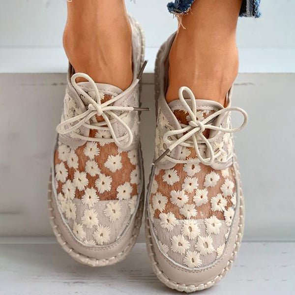 Arabella Dames Schoenen Luchtig Bloemendessin Comfortabel Stijlvol 3