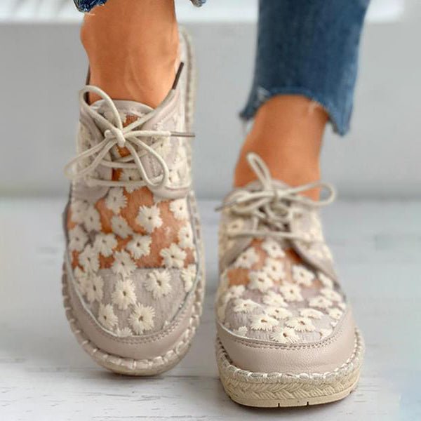 Arabella Dames Schoenen Luchtig Bloemendessin Comfortabel Stijlvol 4