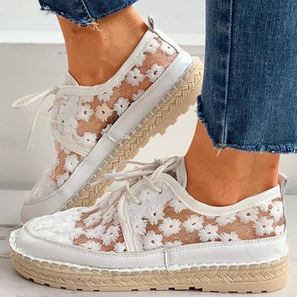 Arabella Dames Schoenen Luchtig Bloemendessin Comfortabel Stijlvol 5