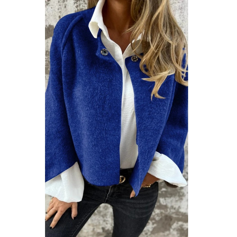 AVIERA – Cropped Dames Jas in Kasjmier Look | Luxe, Zacht & Trendy Herfststyle