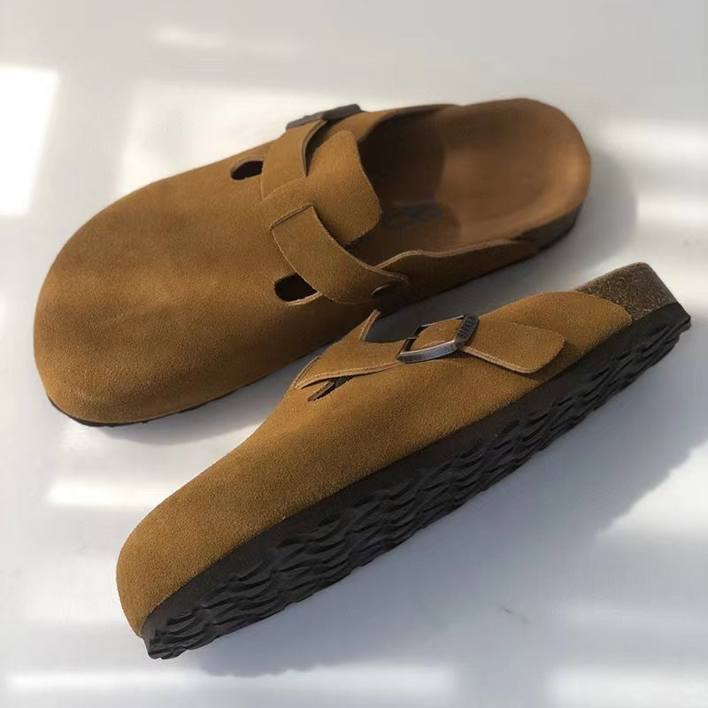MILO – Eleganti ciabatte unisex in pelle per un comfort supremo