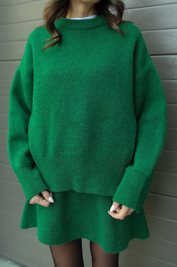 ASTRID - Set autunnale alla moda con gonna e maglione | Elegante e comodo