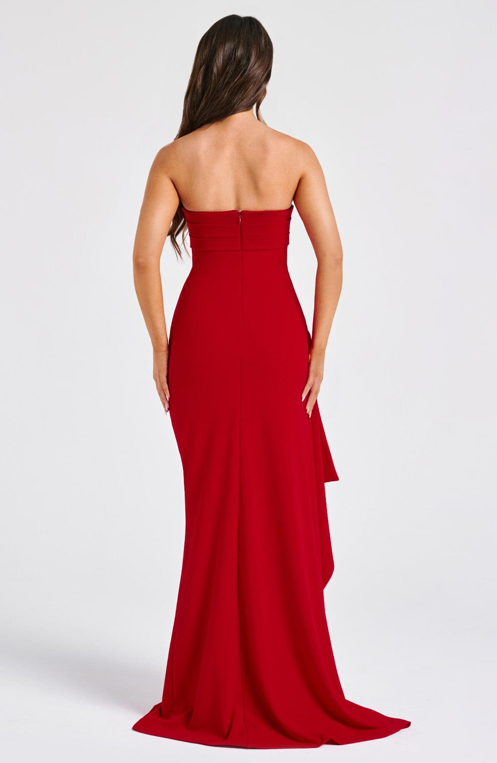 TROPEA TikTok Jurk Dames | Speelse Maxi Dress met Split voor Party Nights
