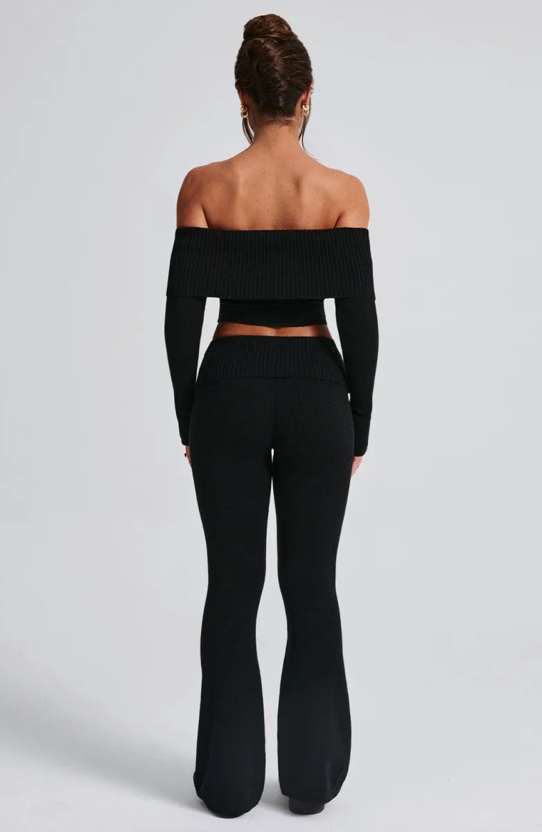 Set Lounge Lunara Donna | Pantaloni Svasati e Top per Giornate Primaverili ed Estive Rilassate