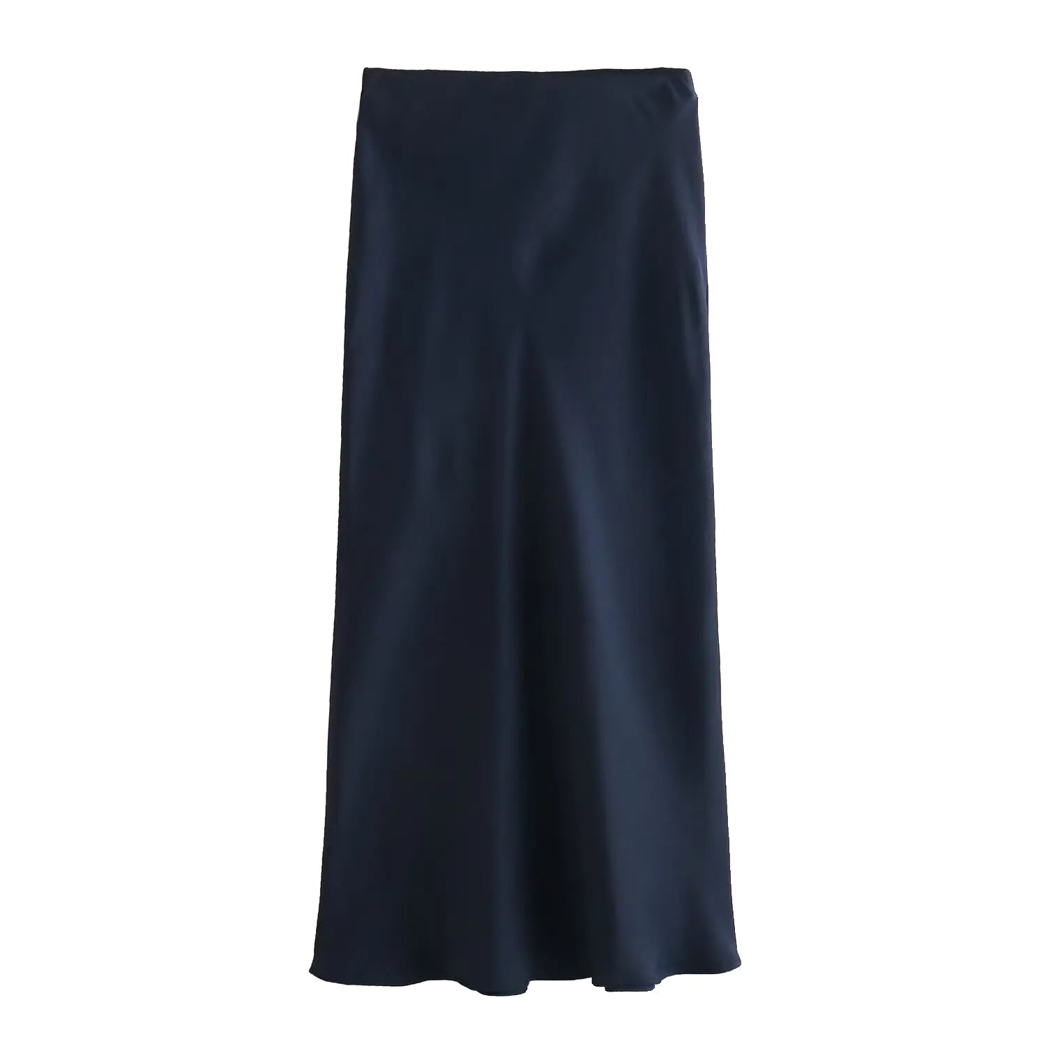 Variant image for Hoge Taille Satijnen Rok voor Dames - Elegante Midden-Lengte in Luxe Satijn, Flatterende Pasvorm voor Elke Gelegenheid-50