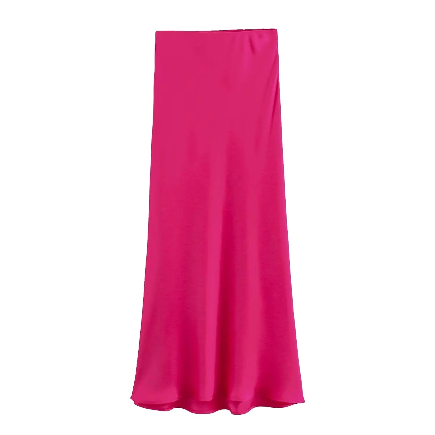 Variant image for Hoge Taille Satijnen Rok voor Dames - Elegante Midden-Lengte in Luxe Satijn, Flatterende Pasvorm voor Elke Gelegenheid-2