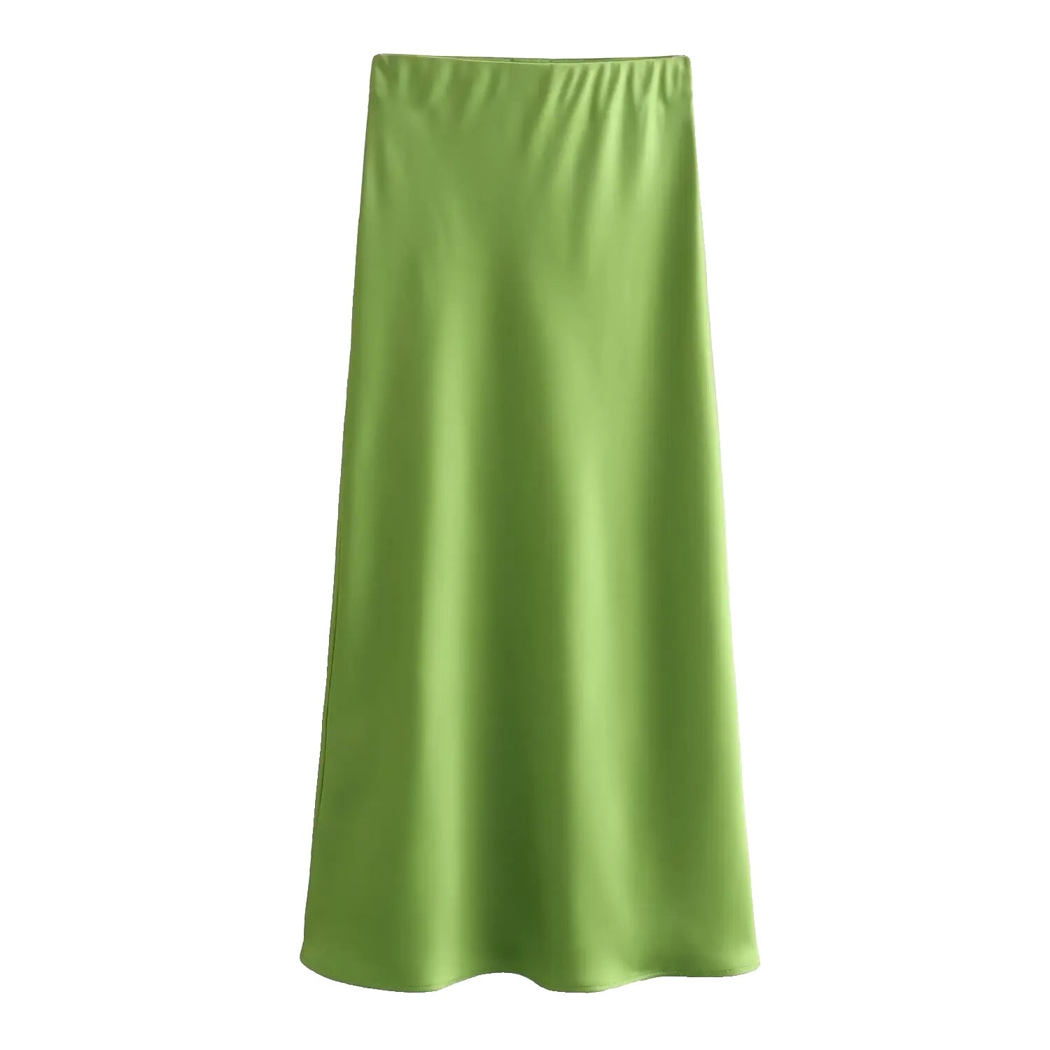 Variant image for Hoge Taille Satijnen Rok voor Dames - Elegante Midden-Lengte in Luxe Satijn, Flatterende Pasvorm voor Elke Gelegenheid-22