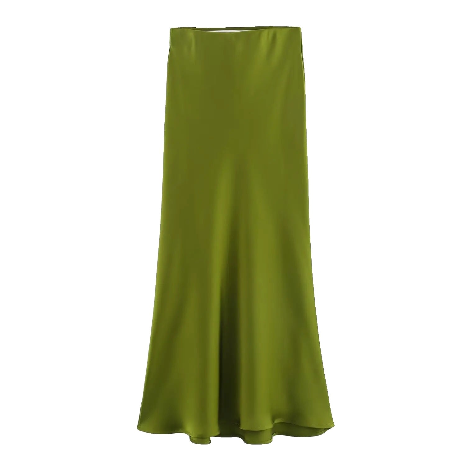 Variant image for Hoge Taille Satijnen Rok voor Dames - Elegante Midden-Lengte in Luxe Satijn, Flatterende Pasvorm voor Elke Gelegenheid-19