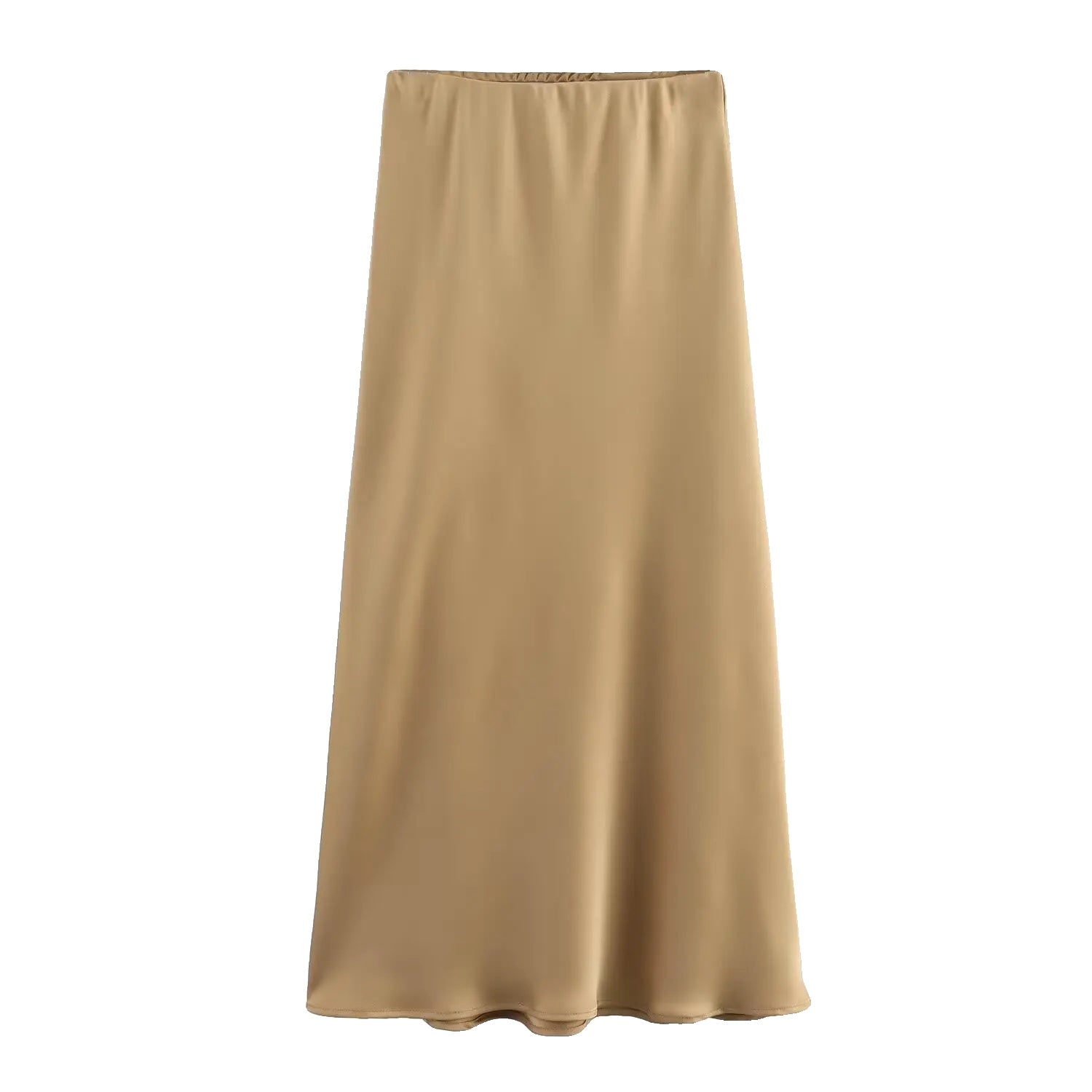 Variant image for Hoge Taille Satijnen Rok voor Dames - Elegante Midden-Lengte in Luxe Satijn, Flatterende Pasvorm voor Elke Gelegenheid-41