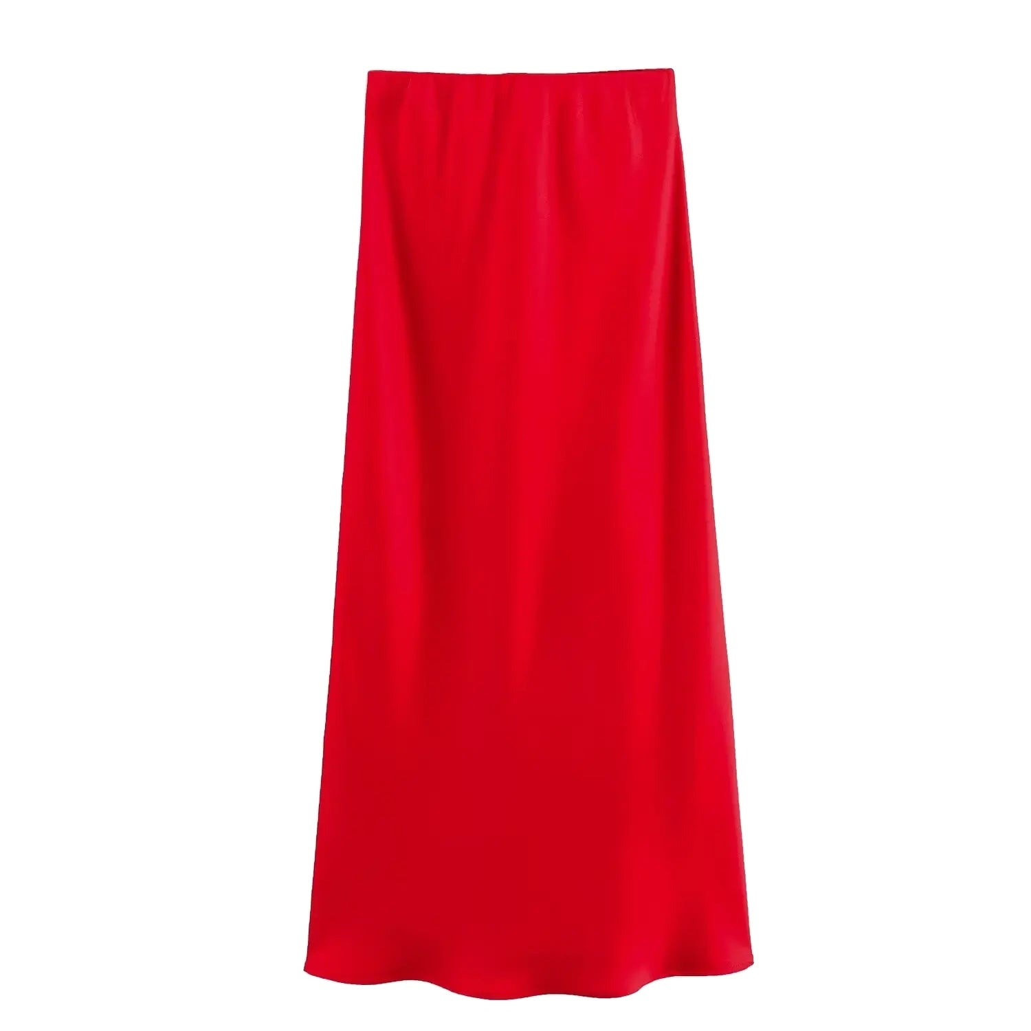 Variant image for Hoge Taille Satijnen Rok voor Dames - Elegante Midden-Lengte in Luxe Satijn, Flatterende Pasvorm voor Elke Gelegenheid-32