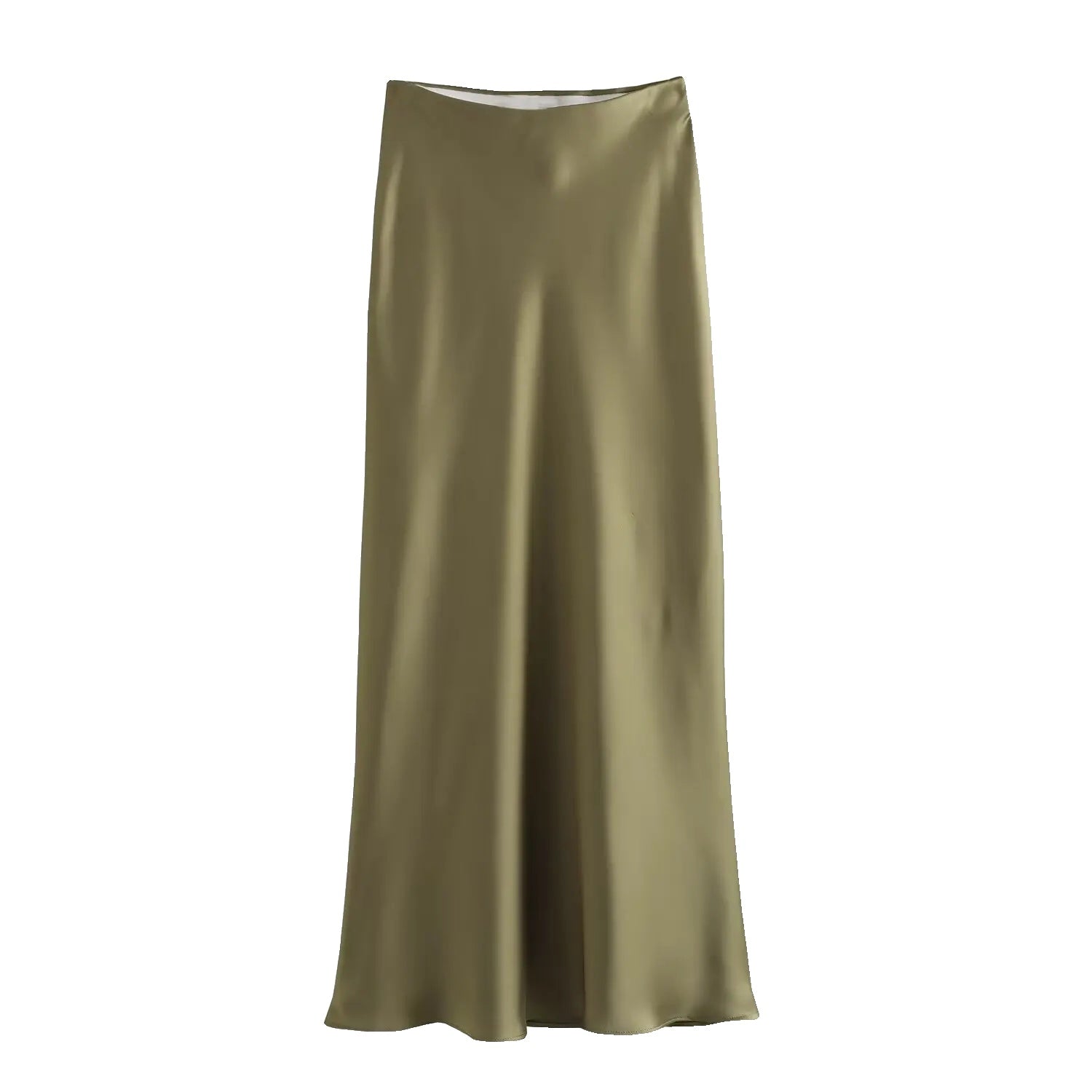 Variant image for Hoge Taille Satijnen Rok voor Dames - Elegante Midden-Lengte in Luxe Satijn, Flatterende Pasvorm voor Elke Gelegenheid-35