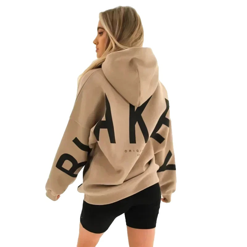 Variant image for Moderne Dames Hoodie - Retro Bedrukte Sporttop in Diverse Maten voor Comfortabele Casual Looks-35