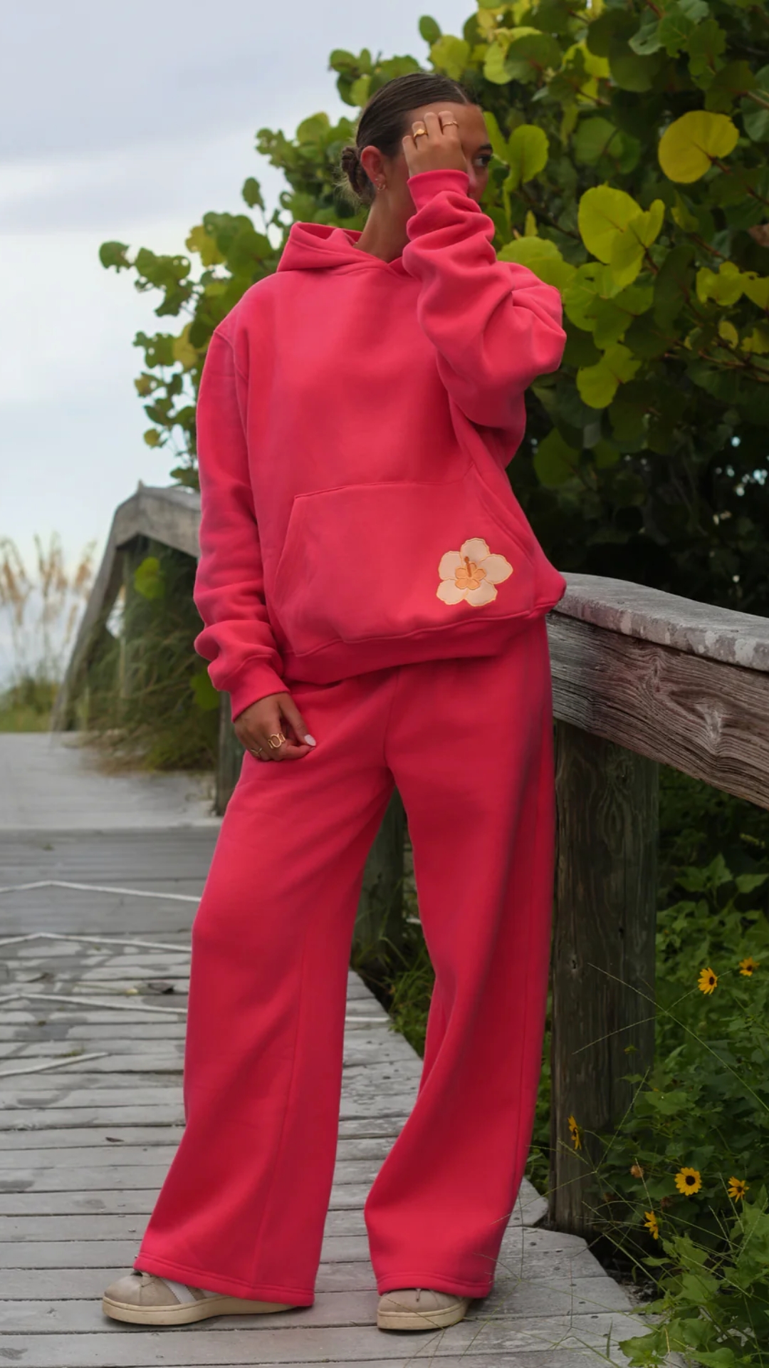 SET FLORA AL TRAMONTO – Tuta da allenamento da donna | Calda e elegante per autunno e inverno