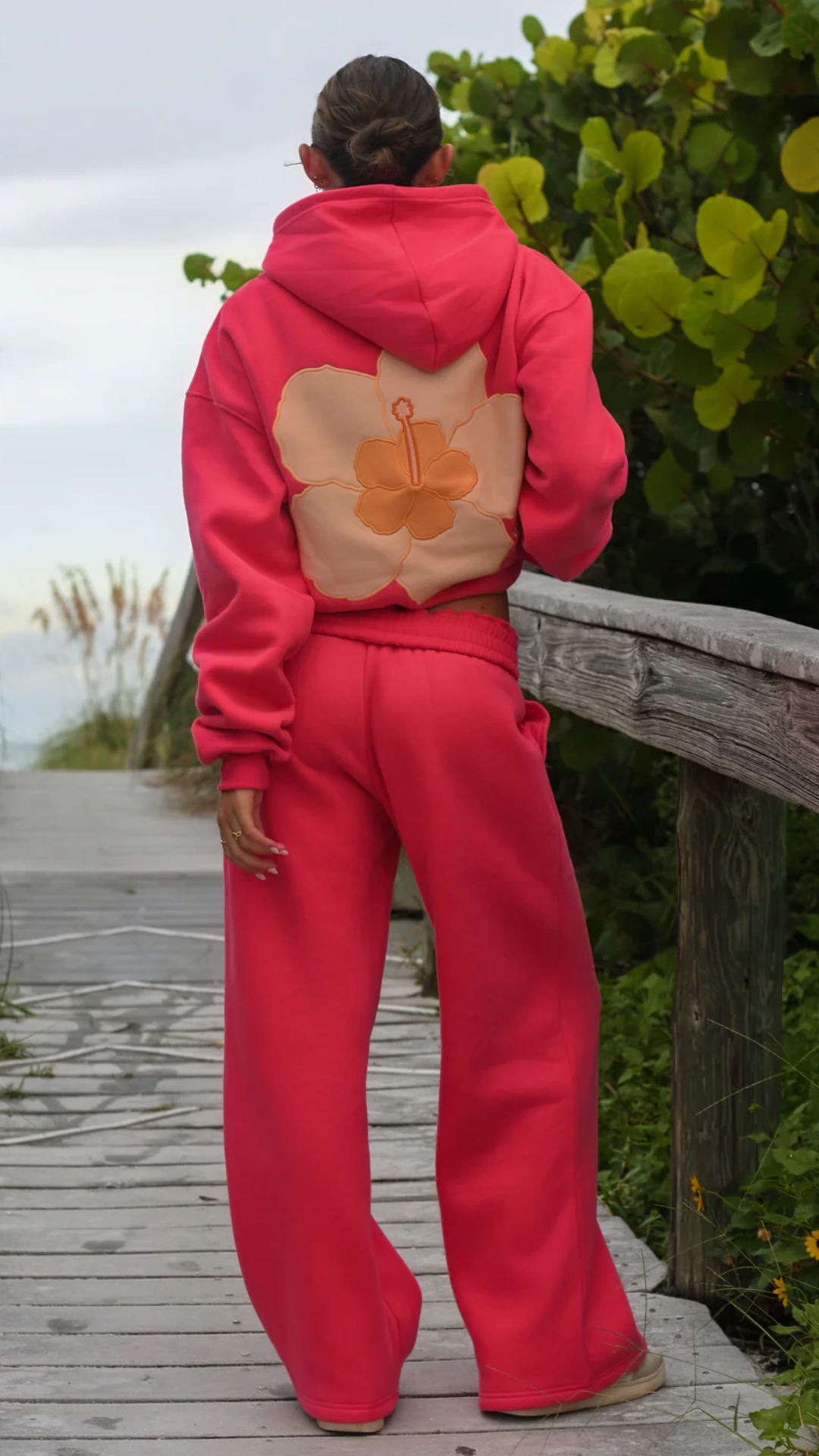 SET FLORA AL TRAMONTO – Tuta da allenamento da donna | Calda e elegante per autunno e inverno