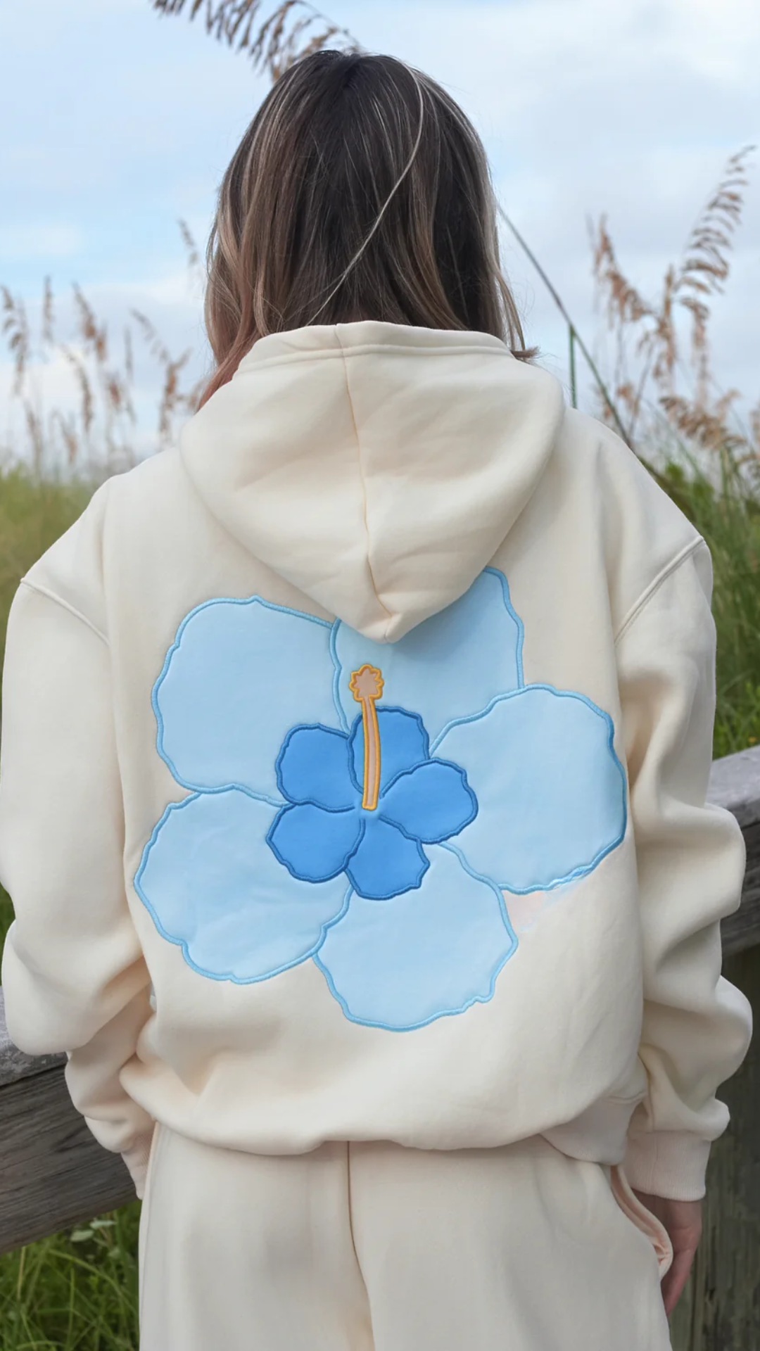 SET CREAM FLORA – Tuta da allenamento da donna | Calda e elegante per autunno e inverno