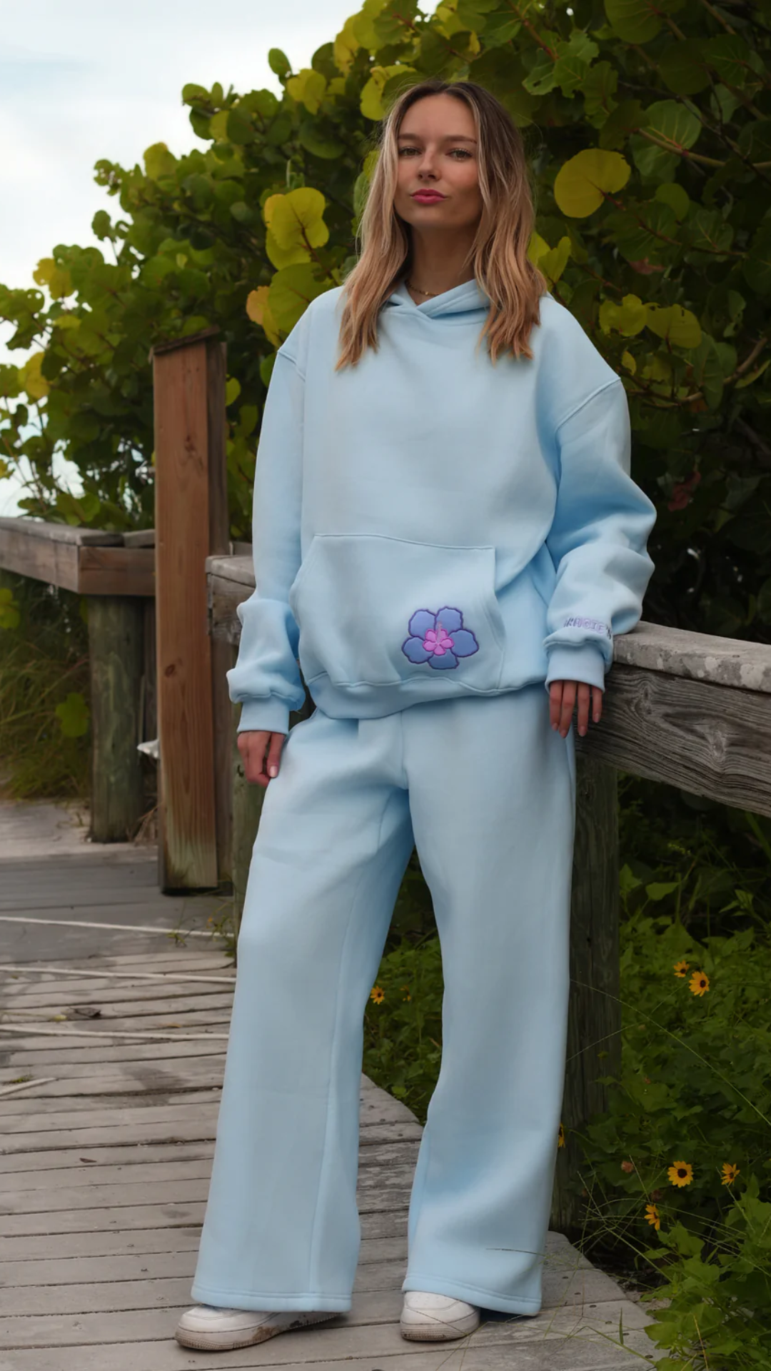 SKY FLORA SET – Tuta da allenamento da donna | Stile urbano accogliente per autunno e inverno