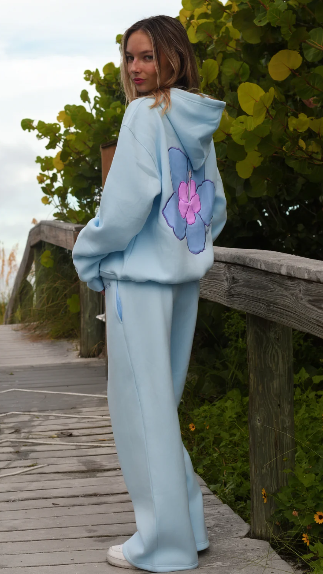 SKY FLORA SET – Tuta da allenamento da donna | Stile urbano accogliente per autunno e inverno