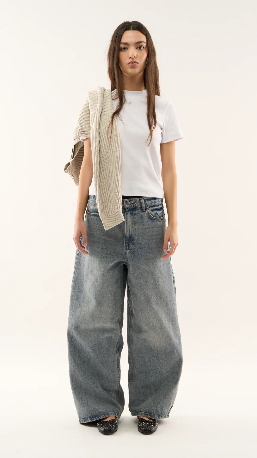 STARRY JEANS – Jeans Baggy Blu | Look Denim Confortevole per Autunno & Inverno