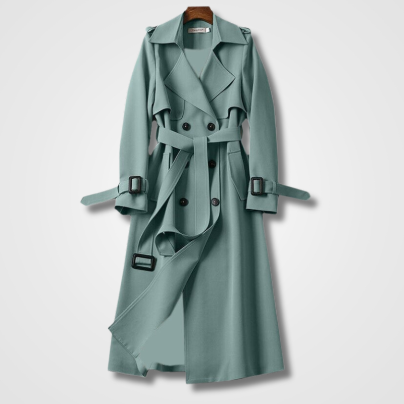 HILDE - Trendy Trenchcoat voor Vrouwen | Vintage Look, Hippe Stijl