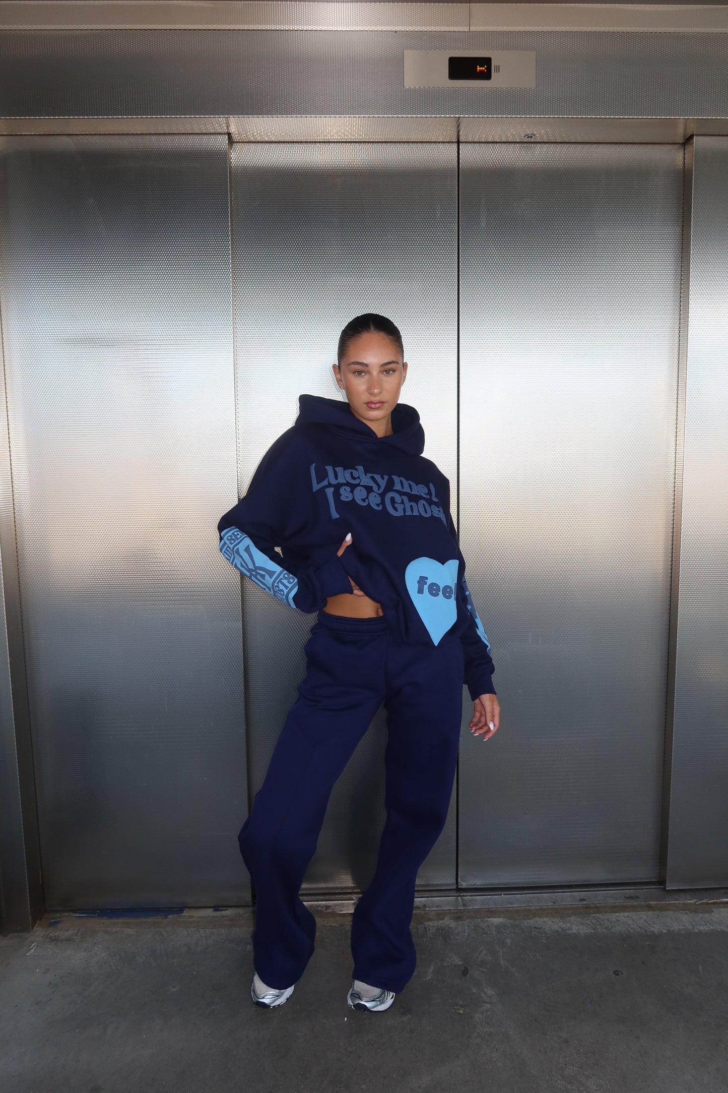 CEFALÙ - Trendy navy tracksuit voor dames | Comfort en stijl in één