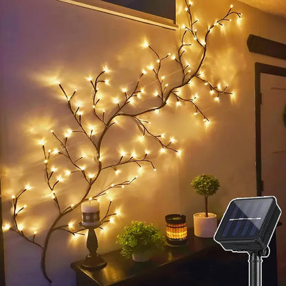 LUMIFY - LED Feestverlichting op Takken | Sfeervolle Solar & USB Decoratiegie of USB Voeding