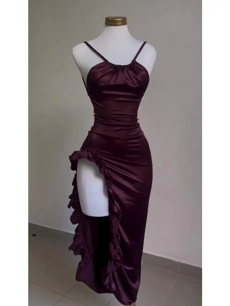 Dames Halterjurk Y2K Stijl voor Zomer - Flatterende Jurkjes voor Feestjes en Casual Uitjes-1
